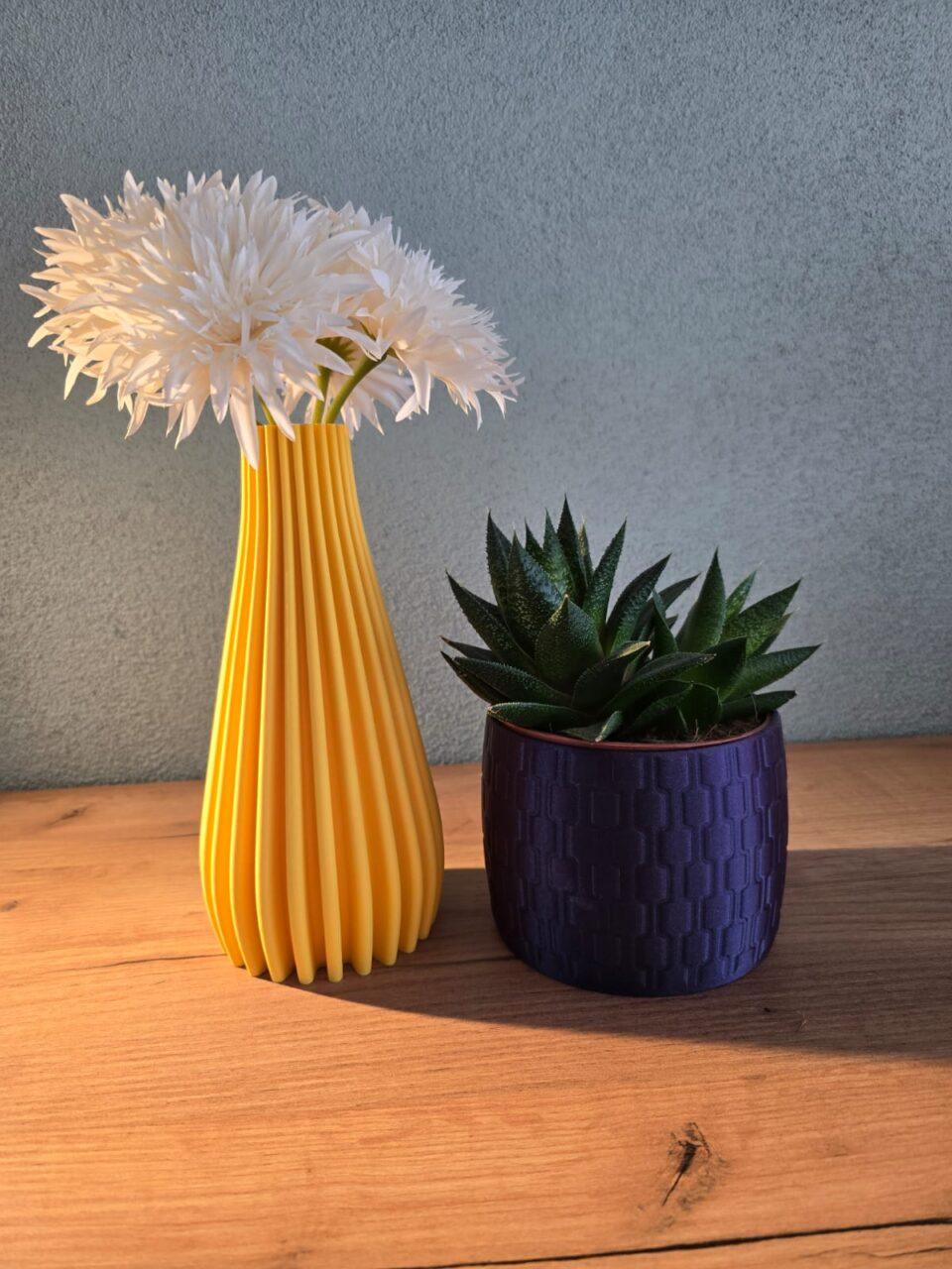 Vaas "ribbel" - Afbeelding 2